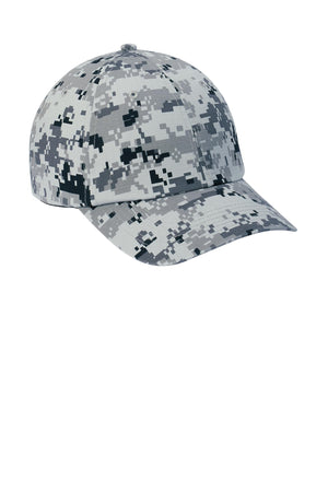 Port Authority® Digital Ripstop Camouflage Cap - Grey Camo