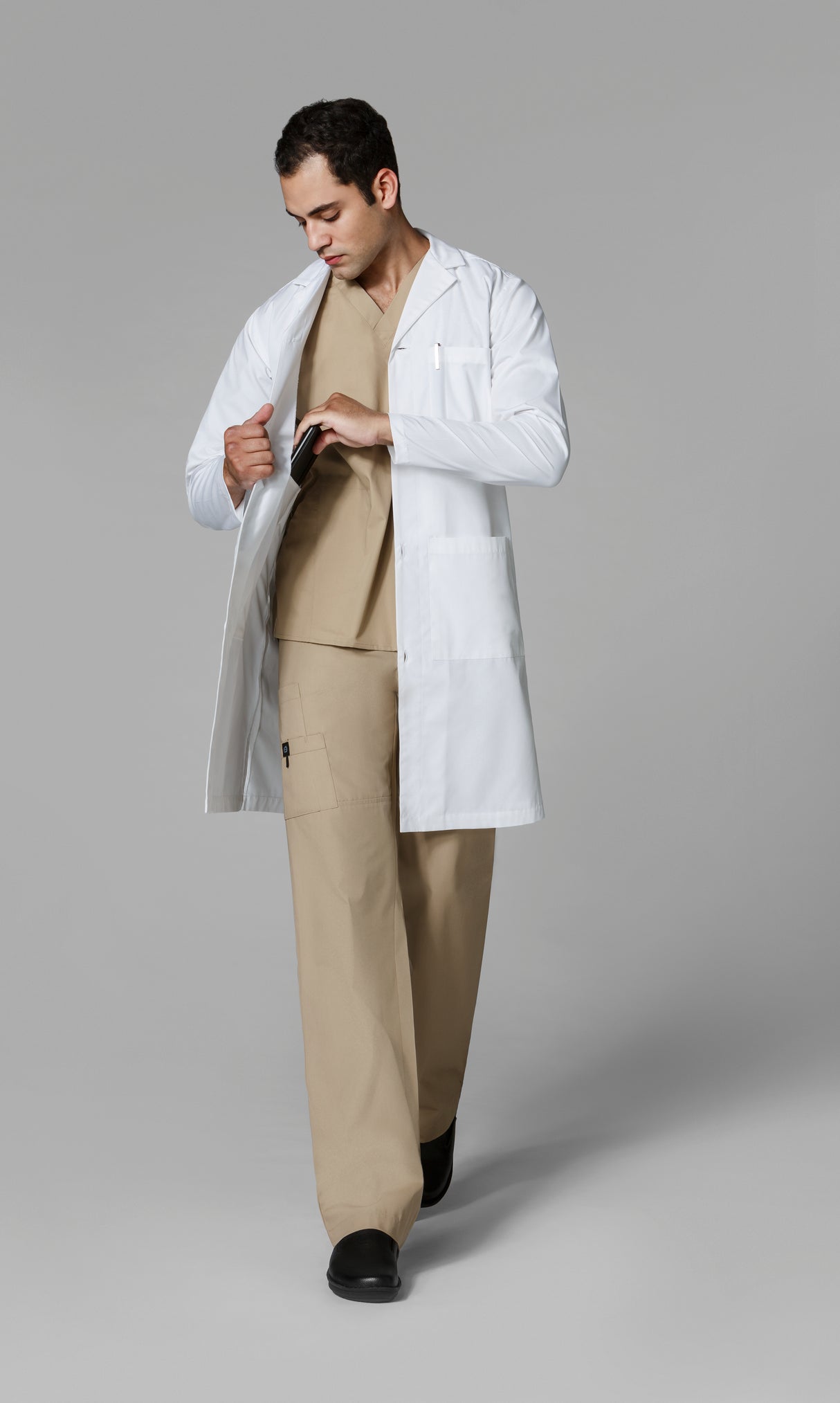 Wink® Lab Coat Men's Long 5-Pocket Lab Coat