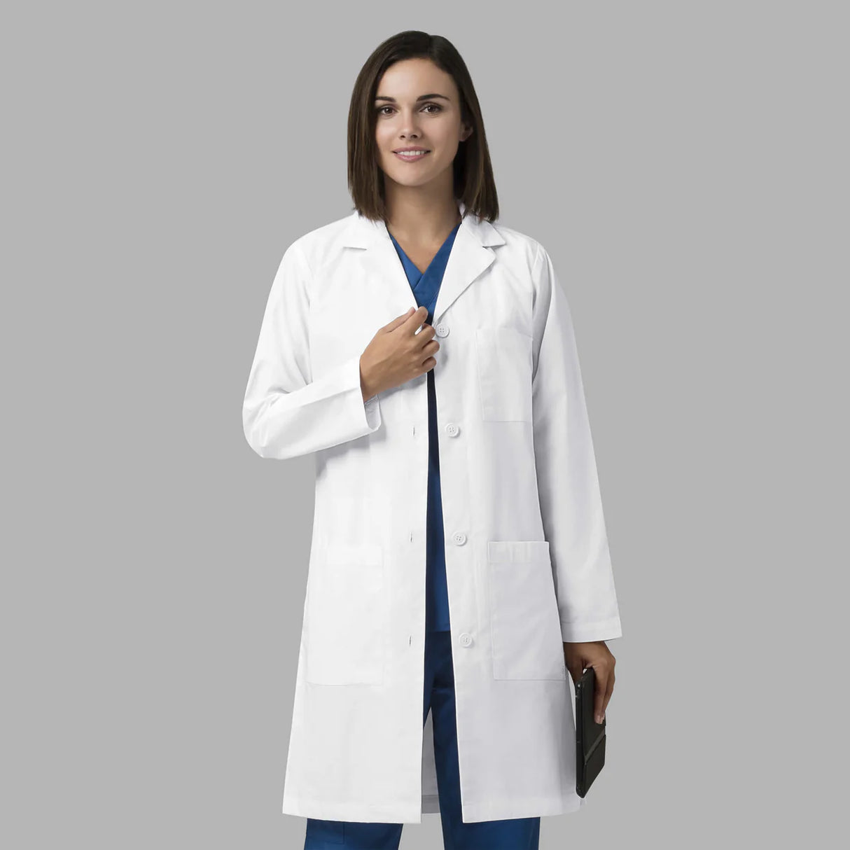 Wink® Women's 5-Pocket Button-up Long Lab Coat