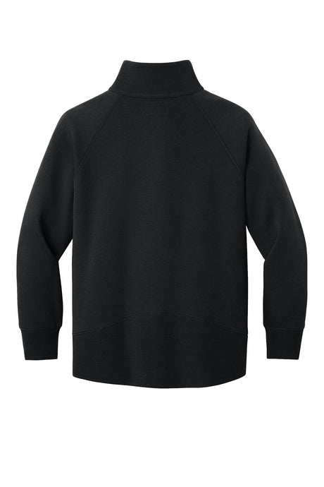 New Era® Women’s Heritage Fleece 1/2-Zip - Black