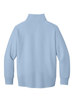 New Era® Women’s Heritage Fleece 1/2-Zip - Cloud Blue