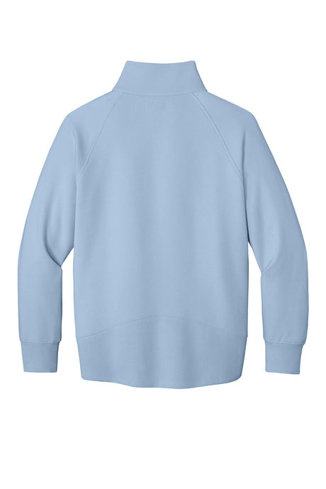 New Era® Women’s Heritage Fleece 1/2-Zip - Cloud Blue