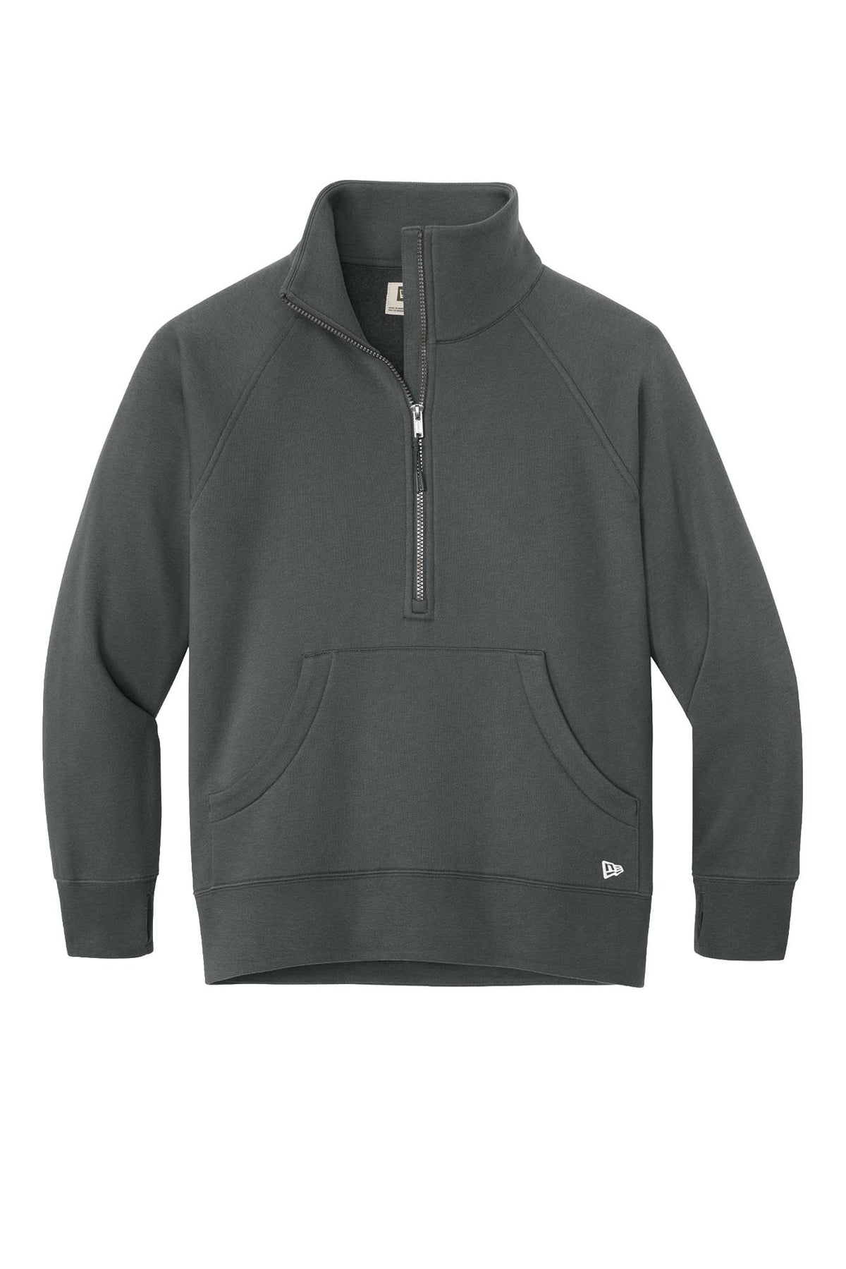New Era® Women’s Heritage Fleece 1/2-Zip - Graphite