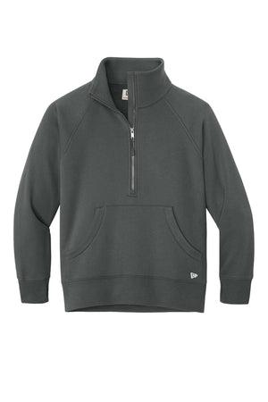 New Era® Women’s Heritage Fleece 1/2-Zip - Graphite
