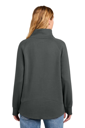 New Era® Women’s Heritage Fleece 1/2-Zip - Graphite