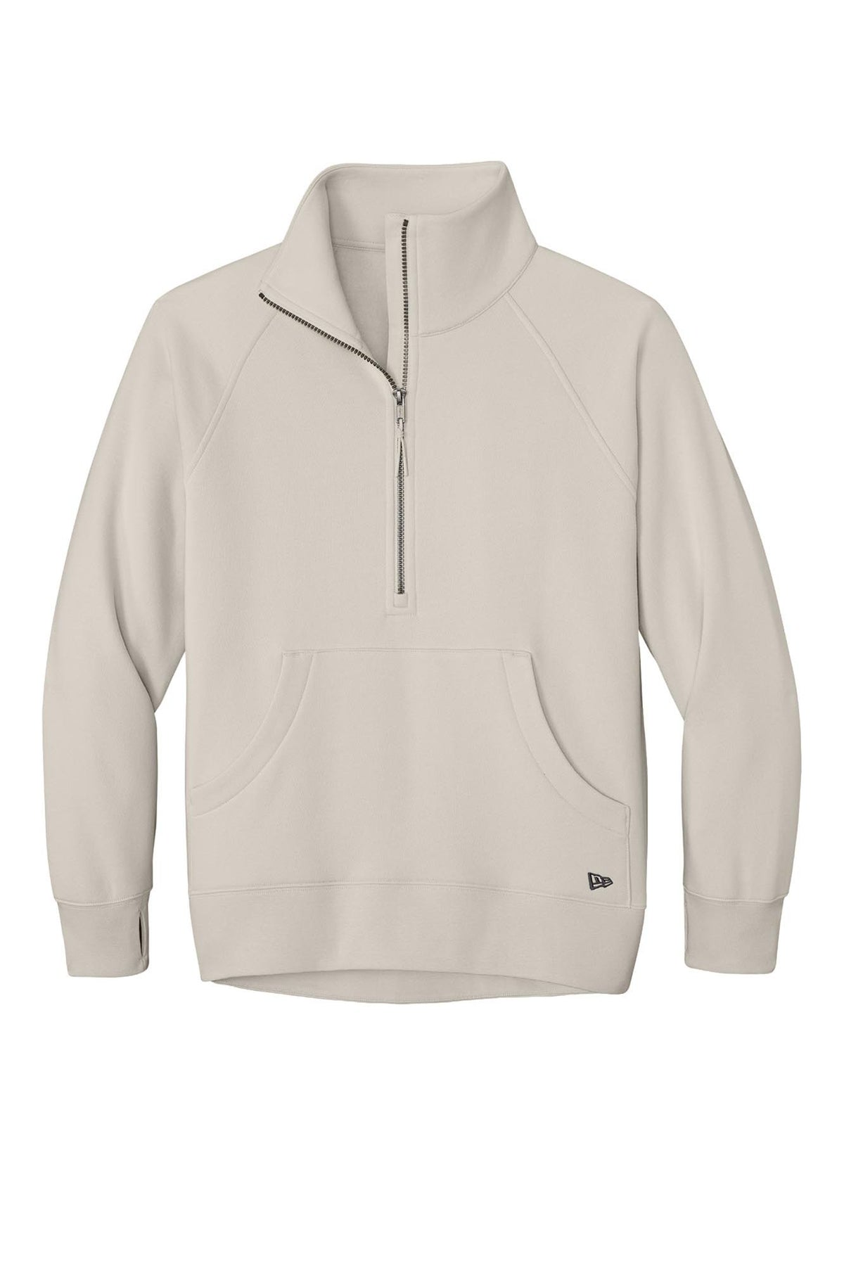 New Era® Women’s Heritage Fleece 1/2-Zip - Soft Beige