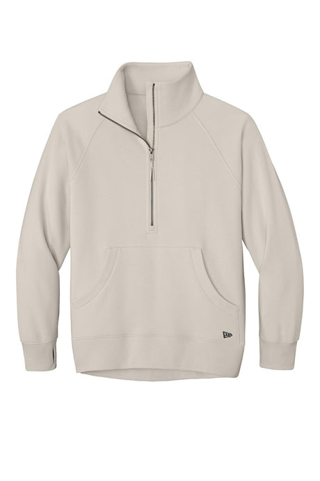 New Era® Women’s Heritage Fleece 1/2-Zip - Soft Beige