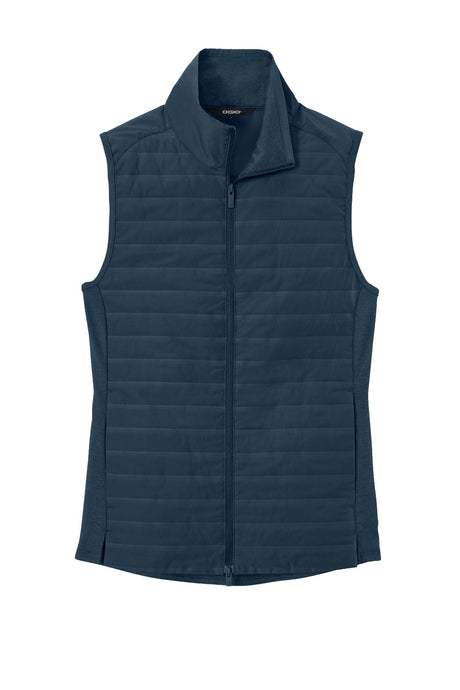 OGIO® Women’s Driveline Hybrid Vest - River Blue Navy