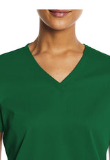 Elements Originals Women's Basic 2-Pocket V-Neck Scrub Top