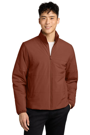 Mercer+Mettle® Men's Brookline Quilted Jacket - Dark Sienna