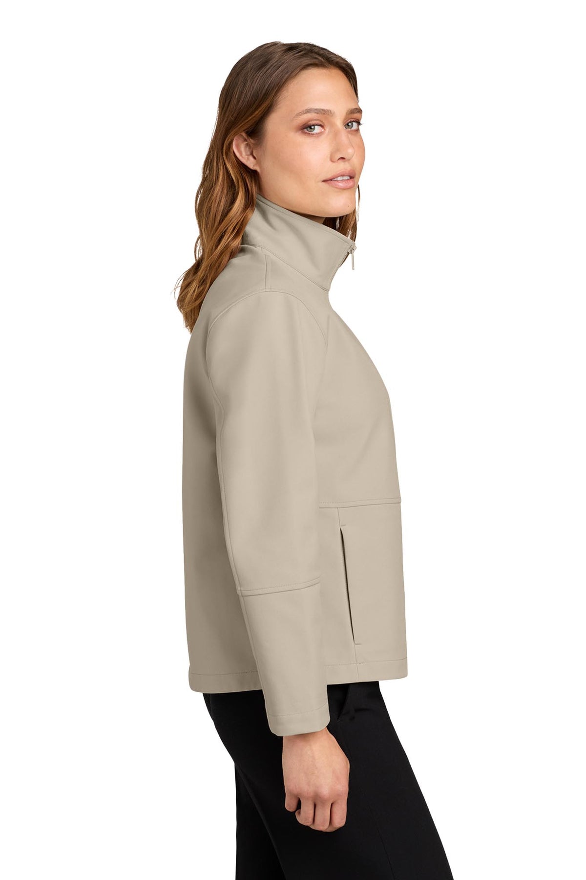 Mercer+Mettle® Women’s Comfort Soft Shell Jacket - Almond