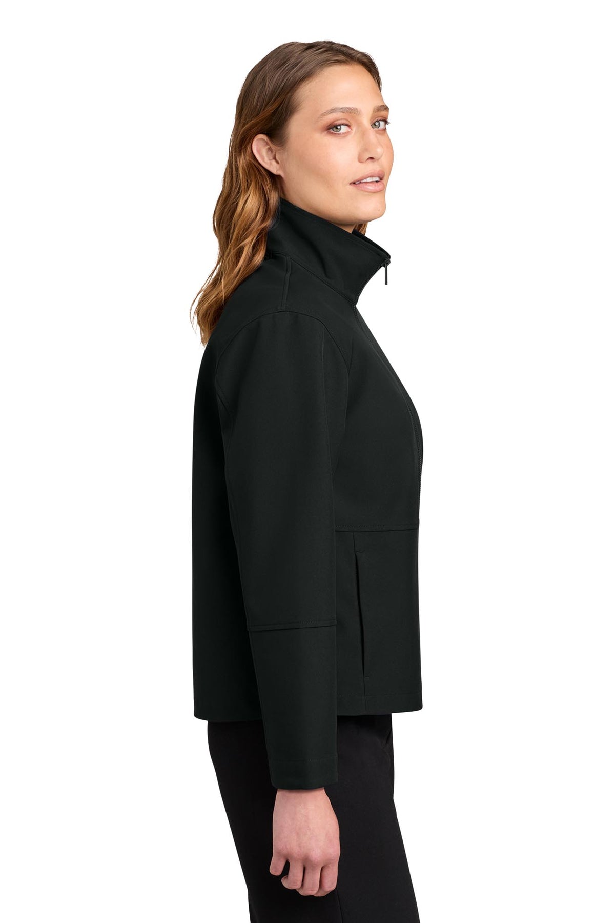 Mercer+Mettle® Women’s Comfort Soft Shell Jacket - Deep Black