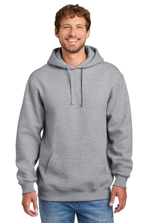 Port & Co® Men's Foundation Fleece Pullover Hooded Sweatshirt - Athletic Heather
