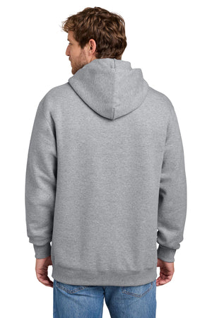 Port & Co® Men's Foundation Fleece Pullover Hooded Sweatshirt - Athletic Heather