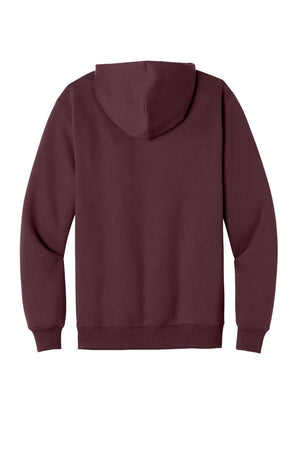 Port & Co® Men's Foundation Fleece Pullover Hooded Sweatshirt - Athletic Maroon