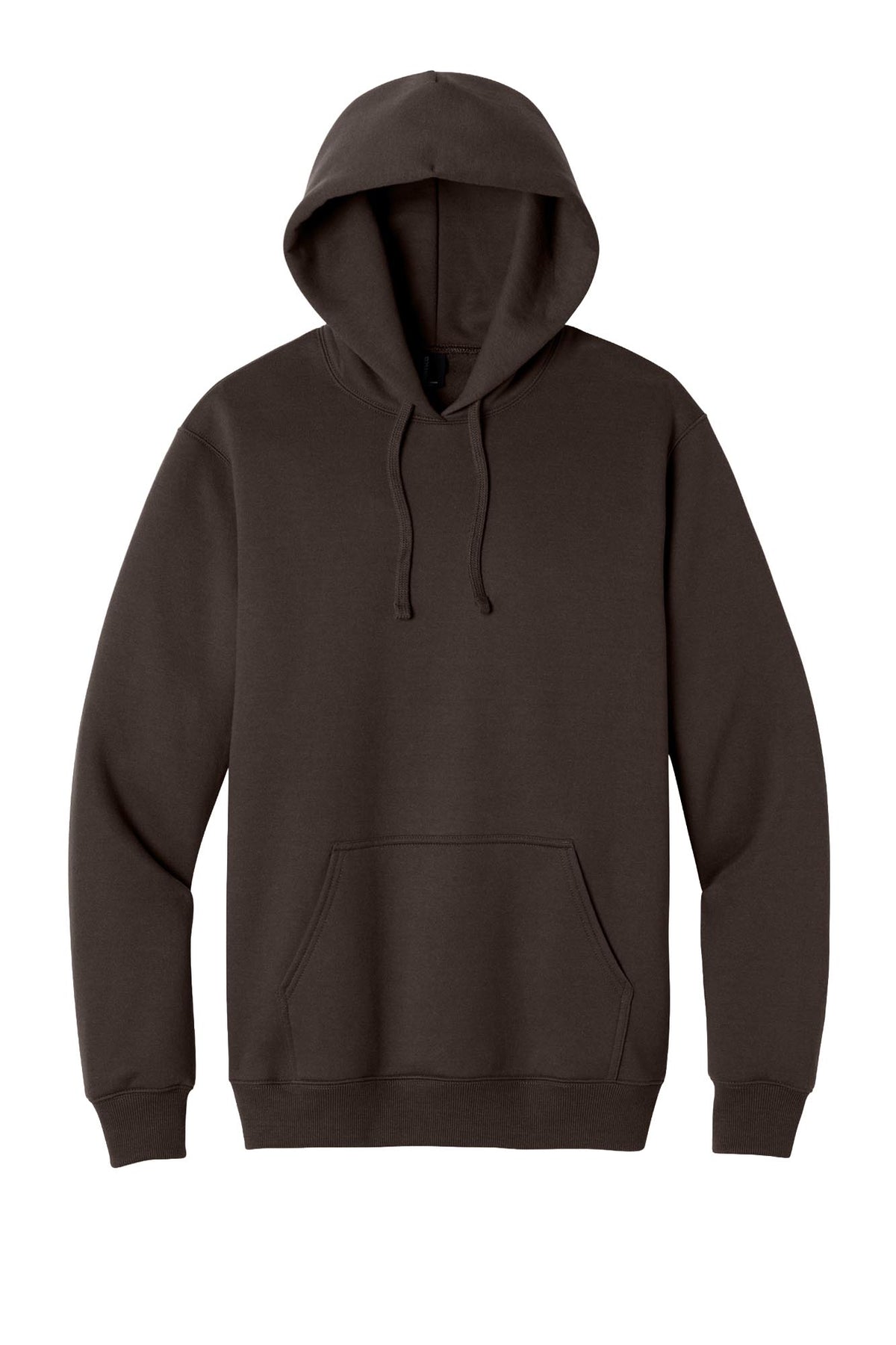 Port & Co® Men's Foundation Fleece Pullover Hooded Sweatshirt - Dark Chocolate Brown