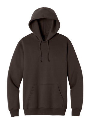 Port & Co® Men's Foundation Fleece Pullover Hooded Sweatshirt - Dark Chocolate Brown
