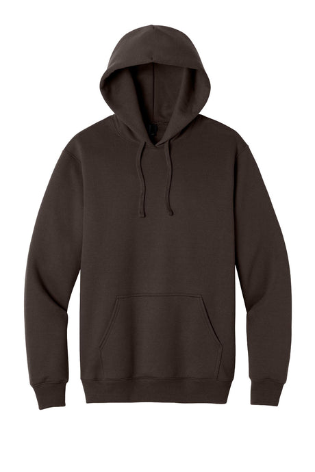 Port & Co® Men's Foundation Fleece Pullover Hooded Sweatshirt - Dark Chocolate Brown