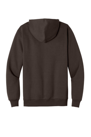 Port & Co® Men's Foundation Fleece Pullover Hooded Sweatshirt - Dark Chocolate Brown