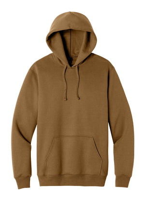 Port & Co® Men's Foundation Fleece Pullover Hooded Sweatshirt - Duck Brown