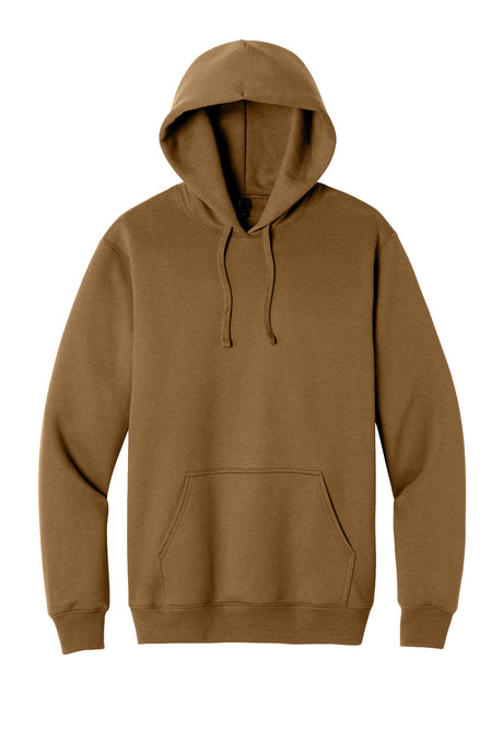 Port & Co® Men's Foundation Fleece Pullover Hooded Sweatshirt - Duck Brown