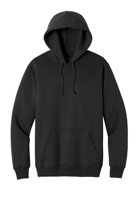 Port & Co® Men's Foundation Fleece Pullover Hooded Sweatshirt - Jet Black