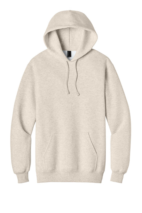 Port & Co® Men's Foundation Fleece Pullover Hooded Sweatshirt - Oat Heather