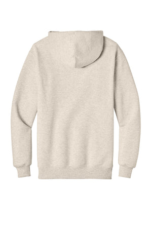 Port & Co® Men's Foundation Fleece Pullover Hooded Sweatshirt - Oat Heather