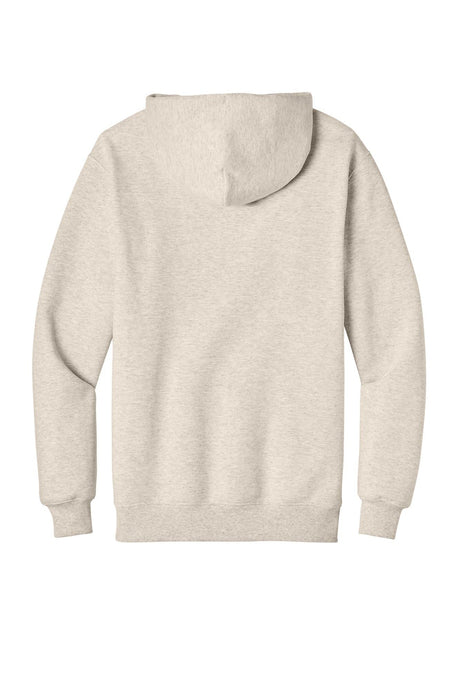 Port & Co® Men's Foundation Fleece Pullover Hooded Sweatshirt - Oat Heather
