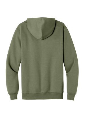 Port & Co® Men's Foundation Fleece Pullover Hooded Sweatshirt - Olive Drab Green