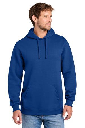 Port & Co® Men's Foundation Fleece Pullover Hooded Sweatshirt - True Royal