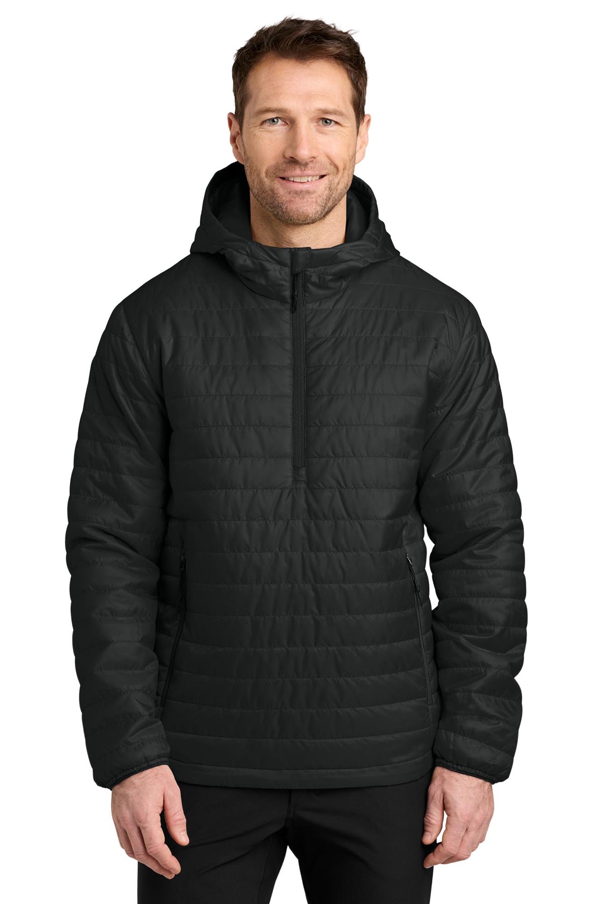 Port Authority® Packable Puffy Anorak - Deep Black