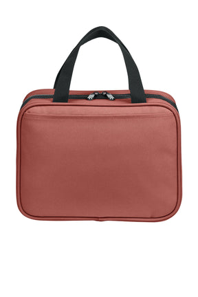 Port Authority® Matte Oxford Hanging Travel Case - Canyon Clay
