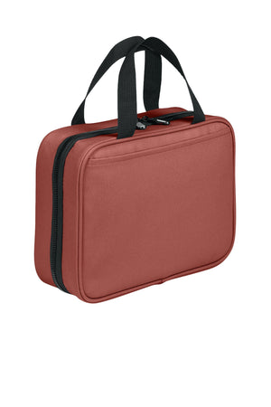 Port Authority® Matte Oxford Hanging Travel Case - Canyon Clay