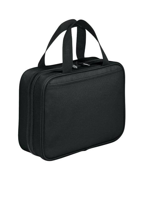 Port Authority® Matte Oxford Hanging Travel Case - Deep Black