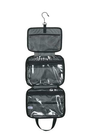 Port Authority® Matte Oxford Hanging Travel Case - Deep Black