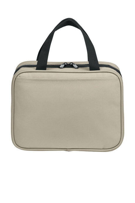 Port Authority® Matte Oxford Hanging Travel Case - Sahara
