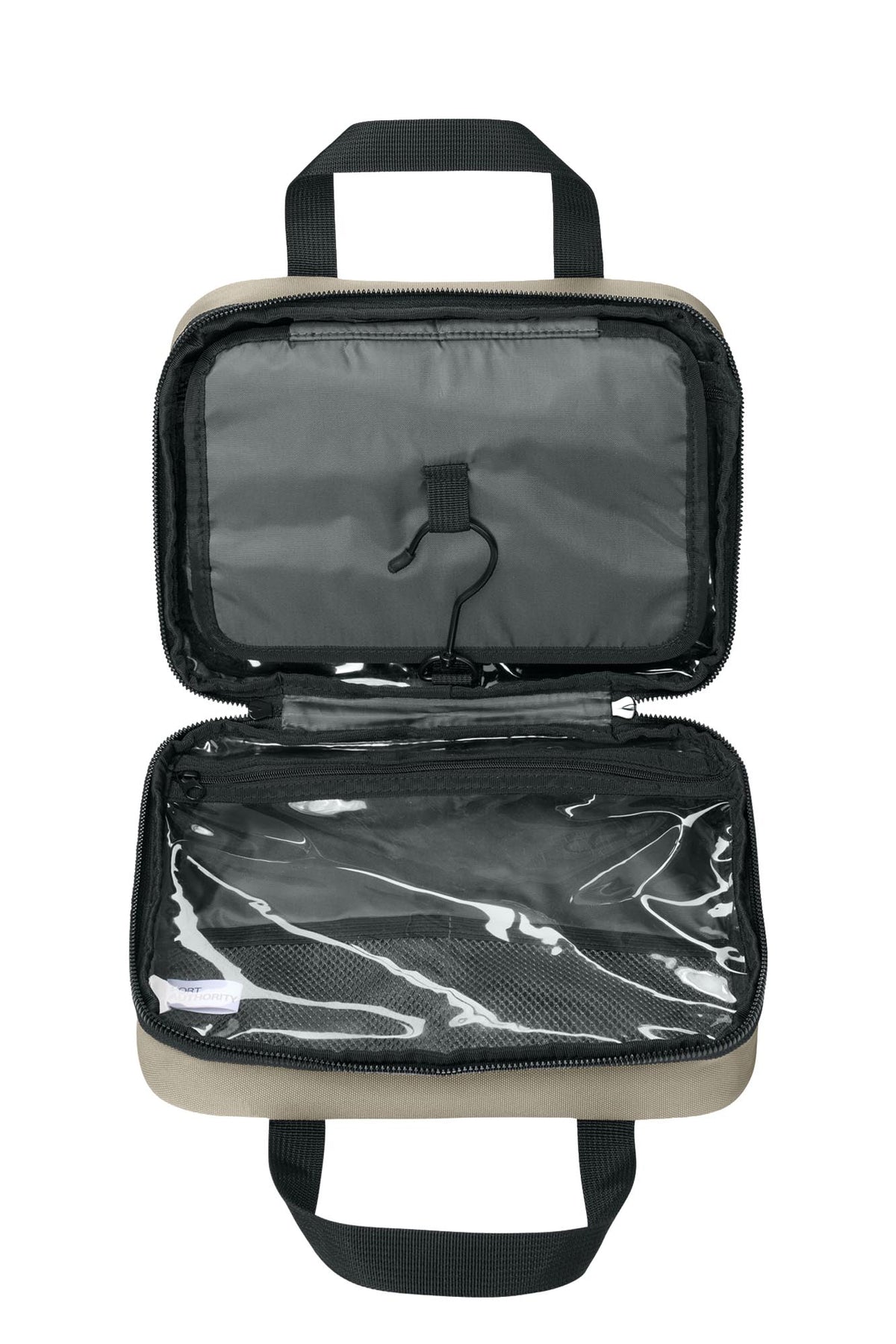 Port Authority® Matte Oxford Hanging Travel Case - Sahara