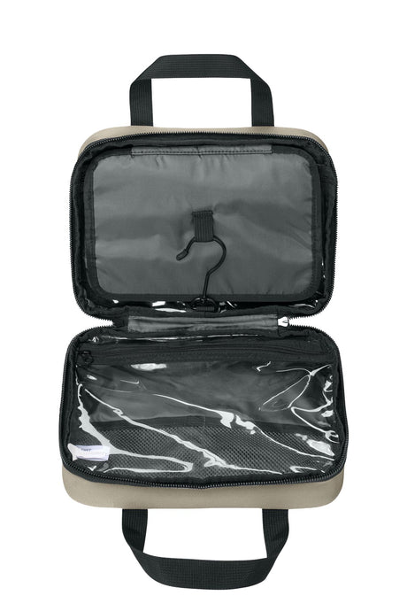 Port Authority® Matte Oxford Hanging Travel Case - Sahara