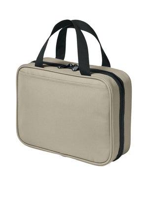 Port Authority® Matte Oxford Hanging Travel Case - Sahara