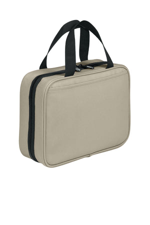 Port Authority® Matte Oxford Hanging Travel Case - Sahara