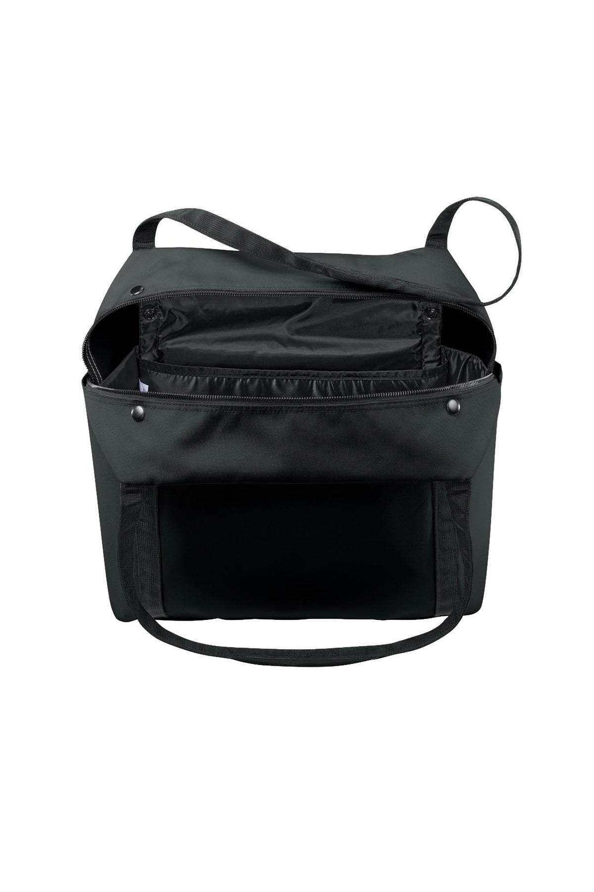 Port Authority® Matte Oxford Tote - Deep Black
