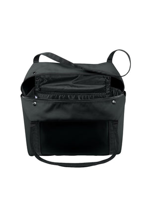 Port Authority® Matte Oxford Tote - Deep Black