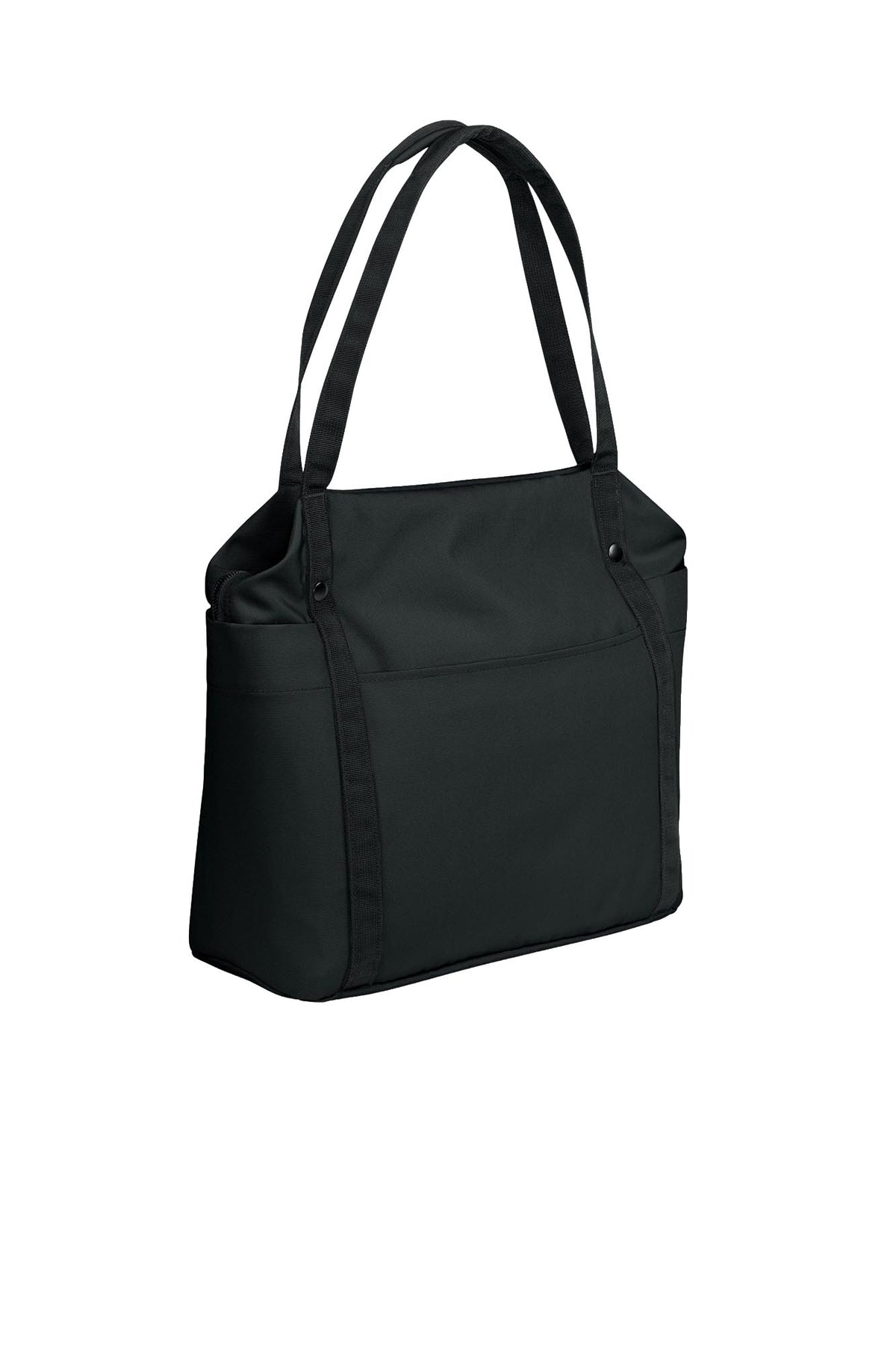 Port Authority® Matte Oxford Tote - Deep Black