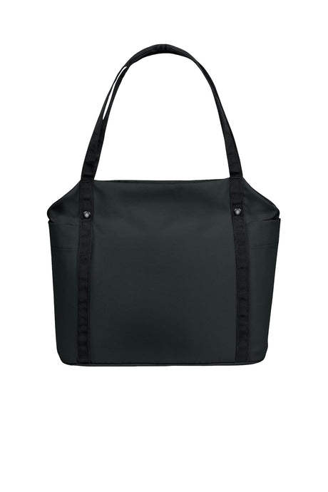 Port Authority® Matte Oxford Tote - Deep Black