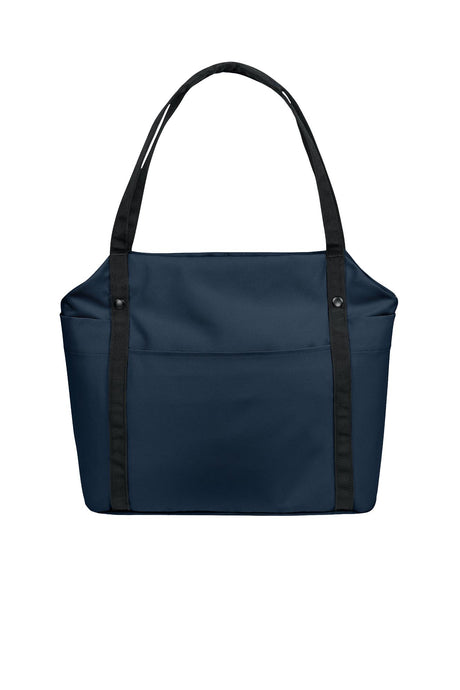 Port Authority® Matte Oxford Tote - River Blue Navy