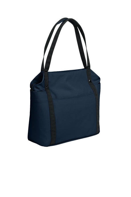 Port Authority® Matte Oxford Tote - River Blue Navy