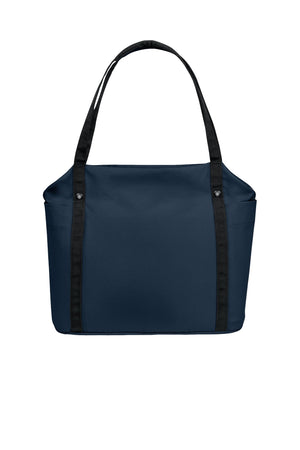 Port Authority® Matte Oxford Tote - River Blue Navy