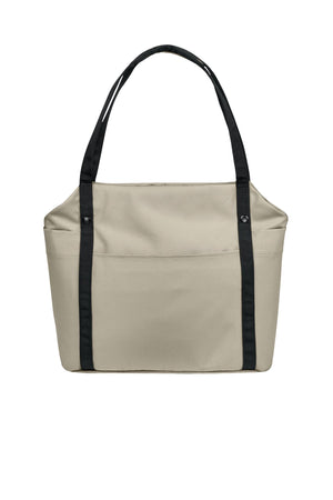 Port Authority® Matte Oxford Tote - Sahara