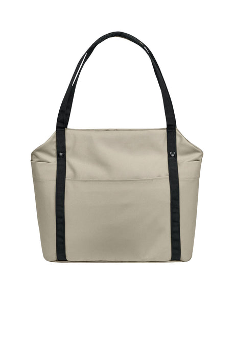 Port Authority® Matte Oxford Tote - Sahara